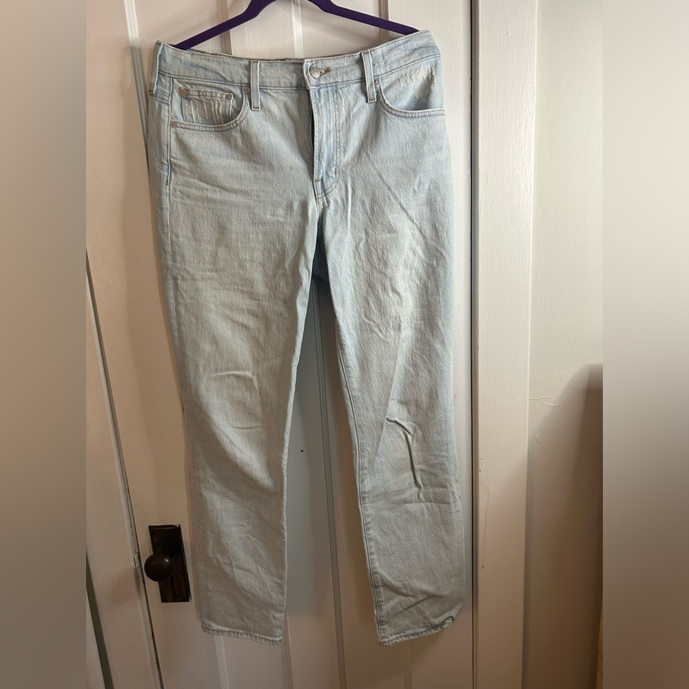 Madewell light wash skinny jeans